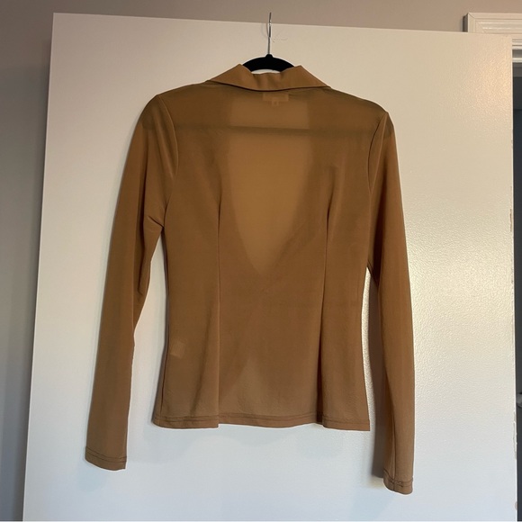 Superdown Deja Twist Front Top in Nude - medium - Picture 4 of 4